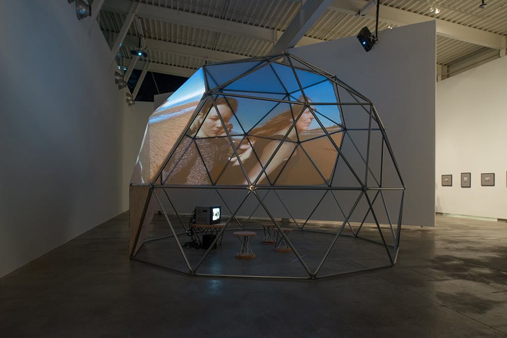 Geodesic Dome Installation, photo by Michael Love, Belkin Gallery, Vancouver 2019