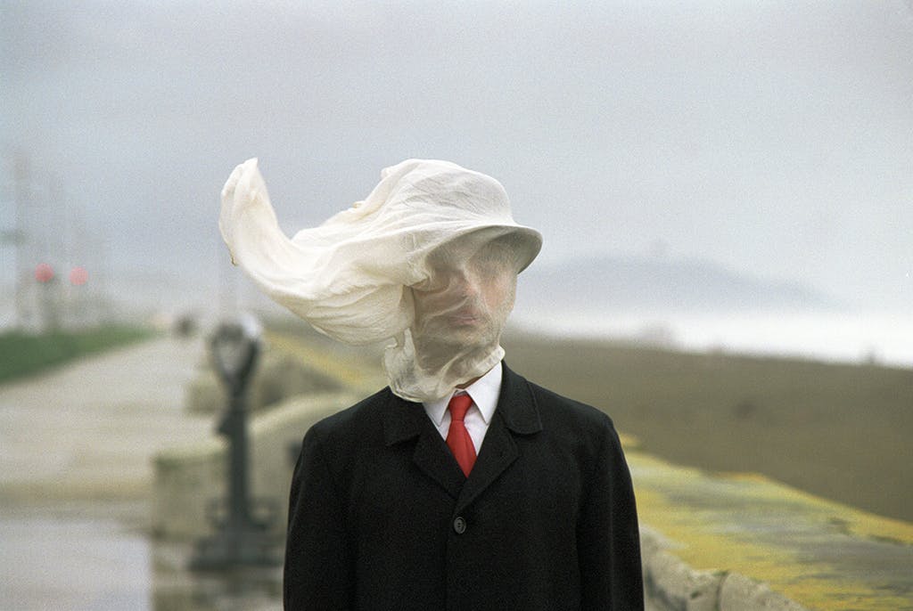 Magritte Man, 20 x 30 in, archival inkjet print, 2012
